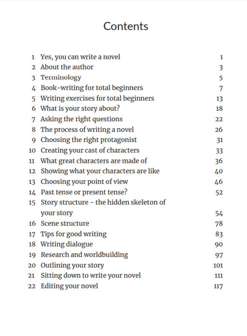 How to Write A Novel Guide and Workbook Creative Writing Etsy UK