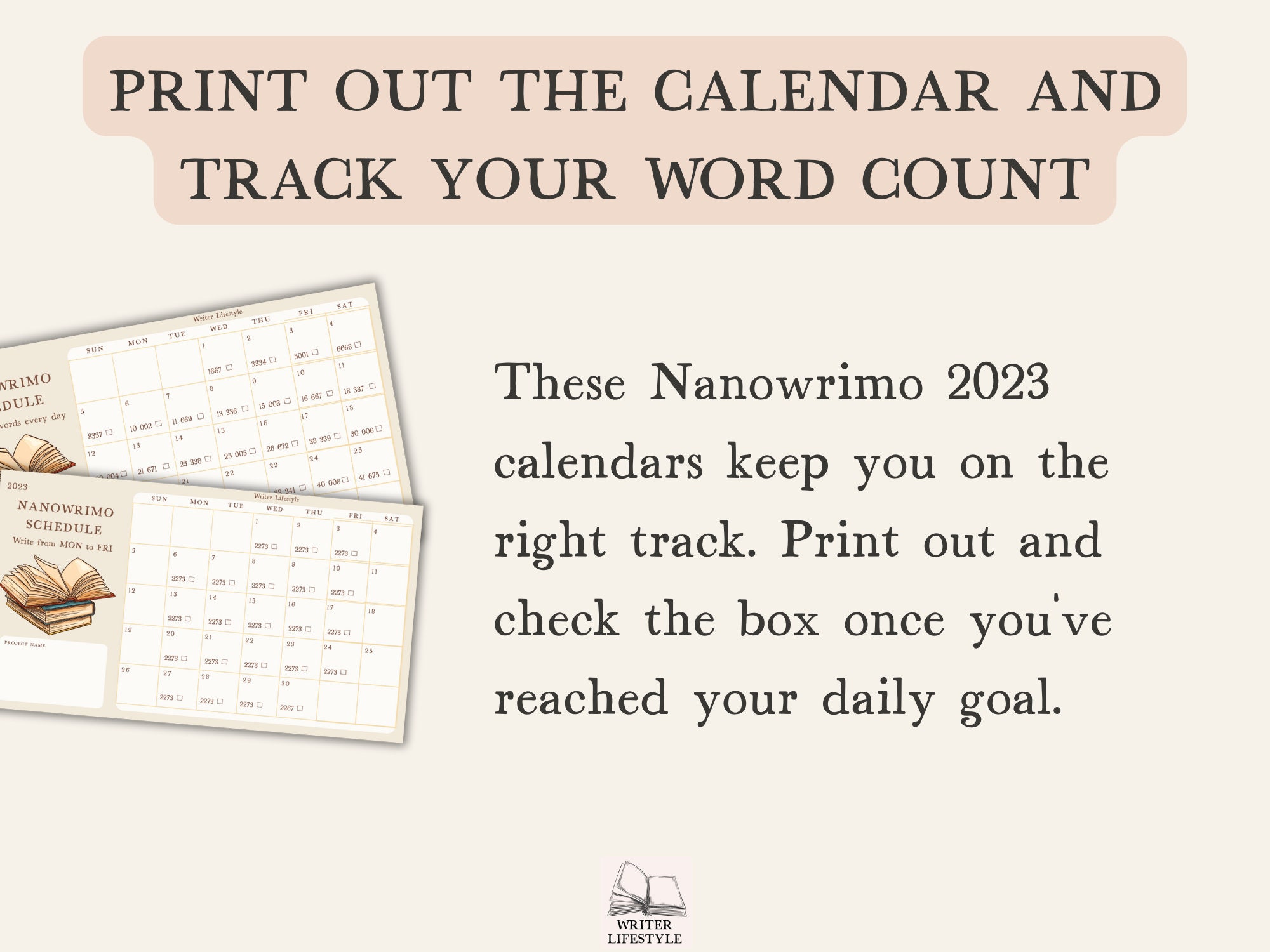Nanowrimo Schedule Printable November 2023 Calendar With Word - Etsy ...