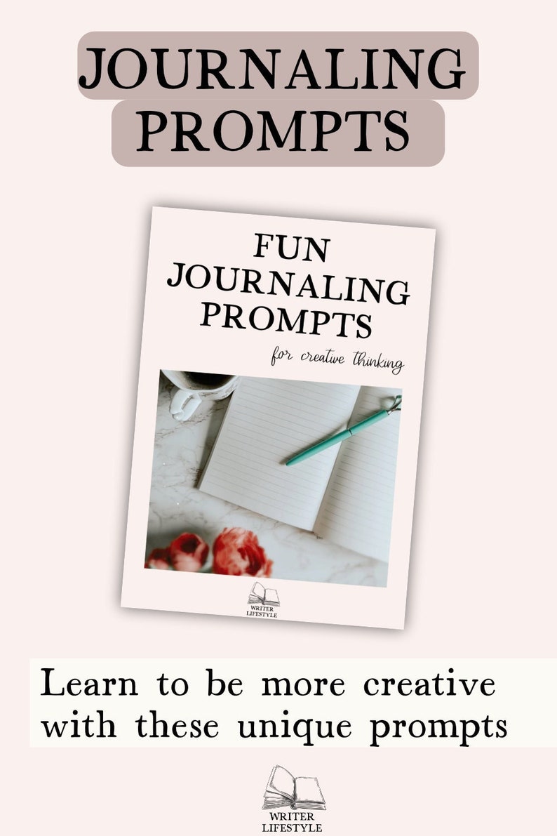 Fun Journaling Prompts for Creativity, Printable Journaling Prompt ...