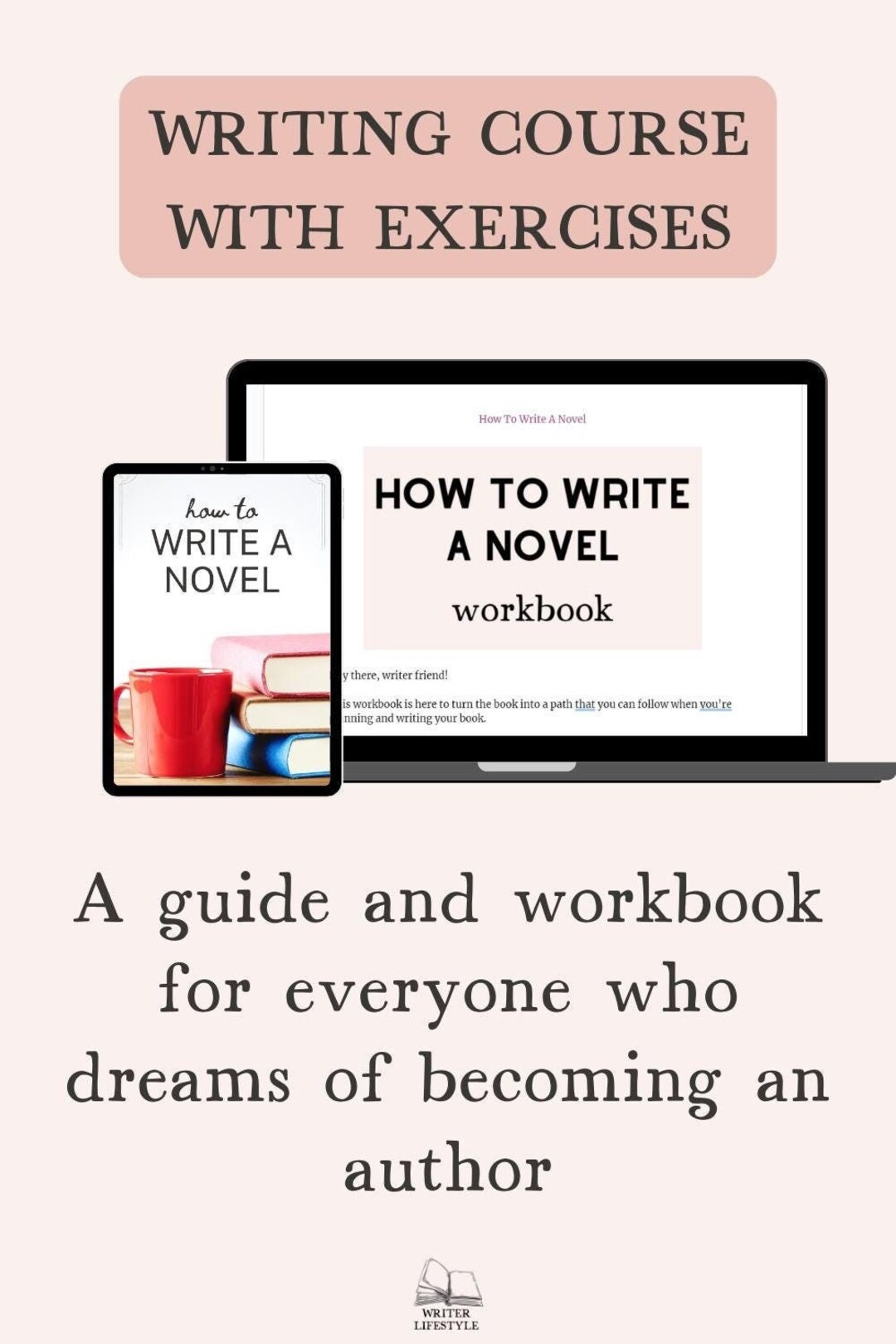 How to Write A Novel Guide and Workbook, Creative Writing Course With ...