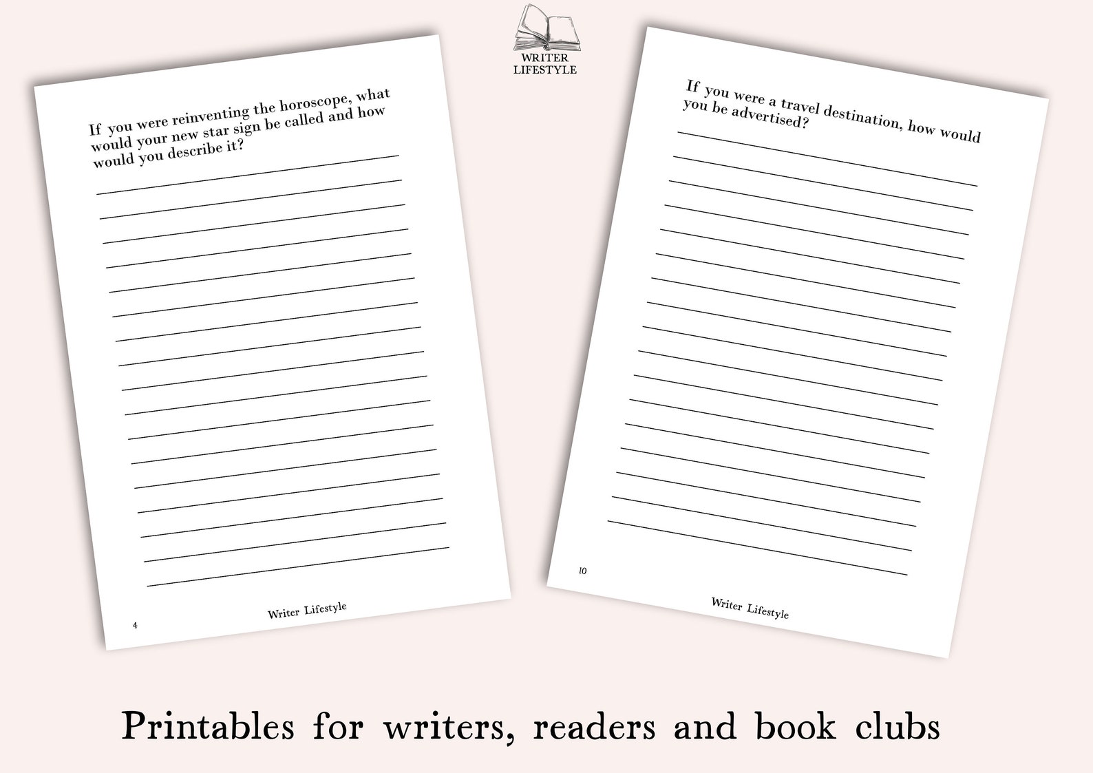 Fun Journaling Prompts for Creativity, Printable Journaling Prompt ...