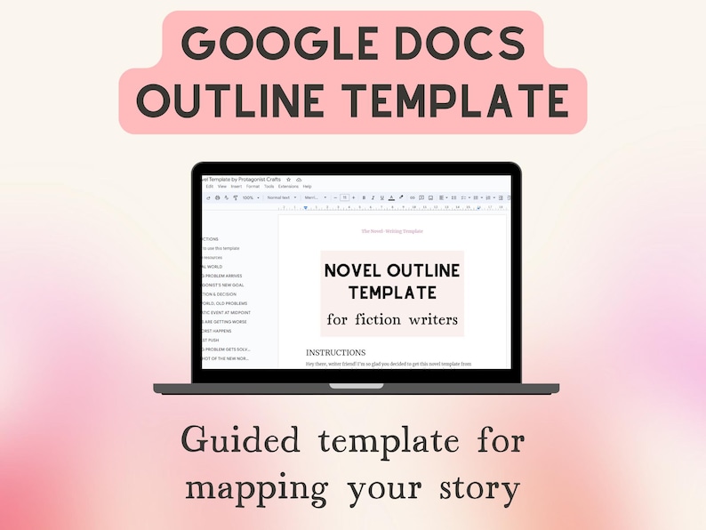 Writing a Book Outline Template for Google Docs, How to Write a Novel ...