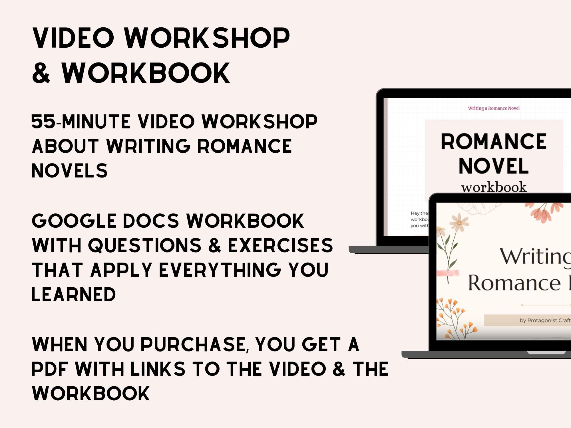 How to Write a Romance Novel Video Workshop - Etsy