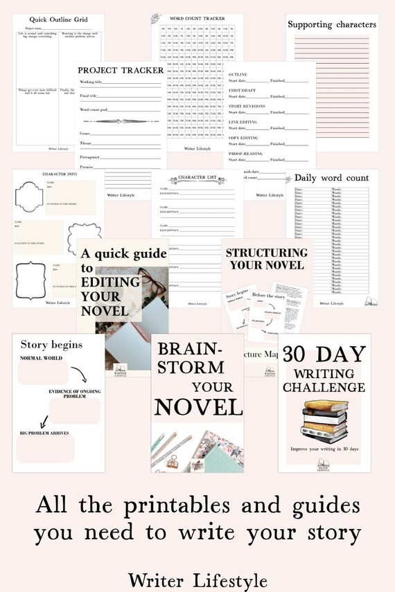 Story Writing Kit All the Writer Printables and Creative - Etsy
