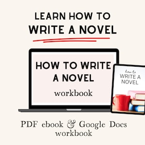 Wie schreibe ich einen Romankurs mit PDF-Anleitung und Google Docs-Arbeitsbuch