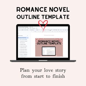 Romance novel outline template for Google Docs, Book writing beat sheet