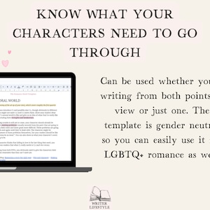 Romance novel outline template for Google Docs, Book writing beat sheet image 3