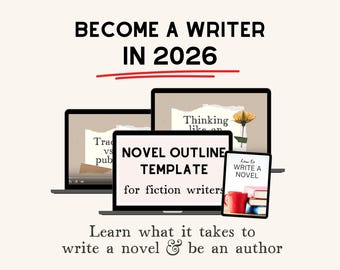 Aprende a escribir una novela en 2026: guía en PDF, plantilla de esquema y talleres en vídeo.