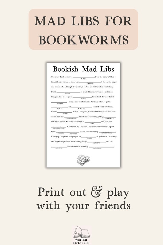 Printable Mad Libs For Teens