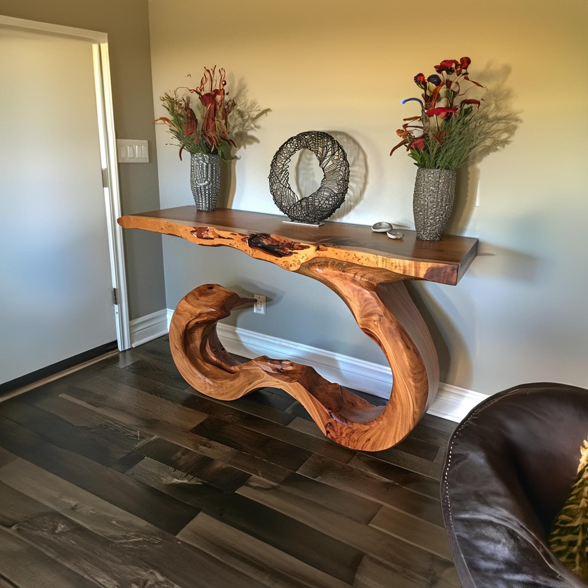 Rustic entryway console table rustic side table entryway table solid wood console table reclaimed furniture
