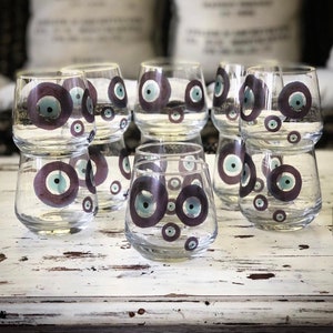 Evil Eye Whisky Glass