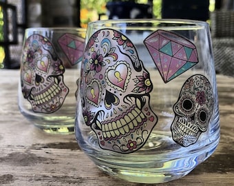 Skull Whisky Glass / Skull wine glass