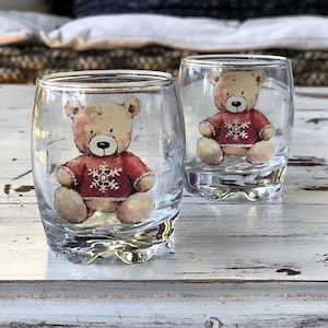 Set di bicchierini Teddy Bear: bicchieri da liquore, 2 once