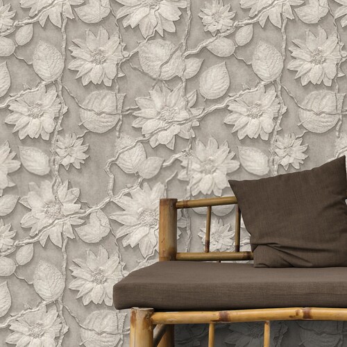 Green Leaves Removable Wallpaper Peel and Stick Floral Wall - Etsy