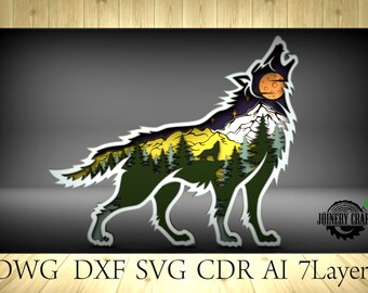 Free Free 129 Layered Wolf Mandala Svg SVG PNG EPS DXF File