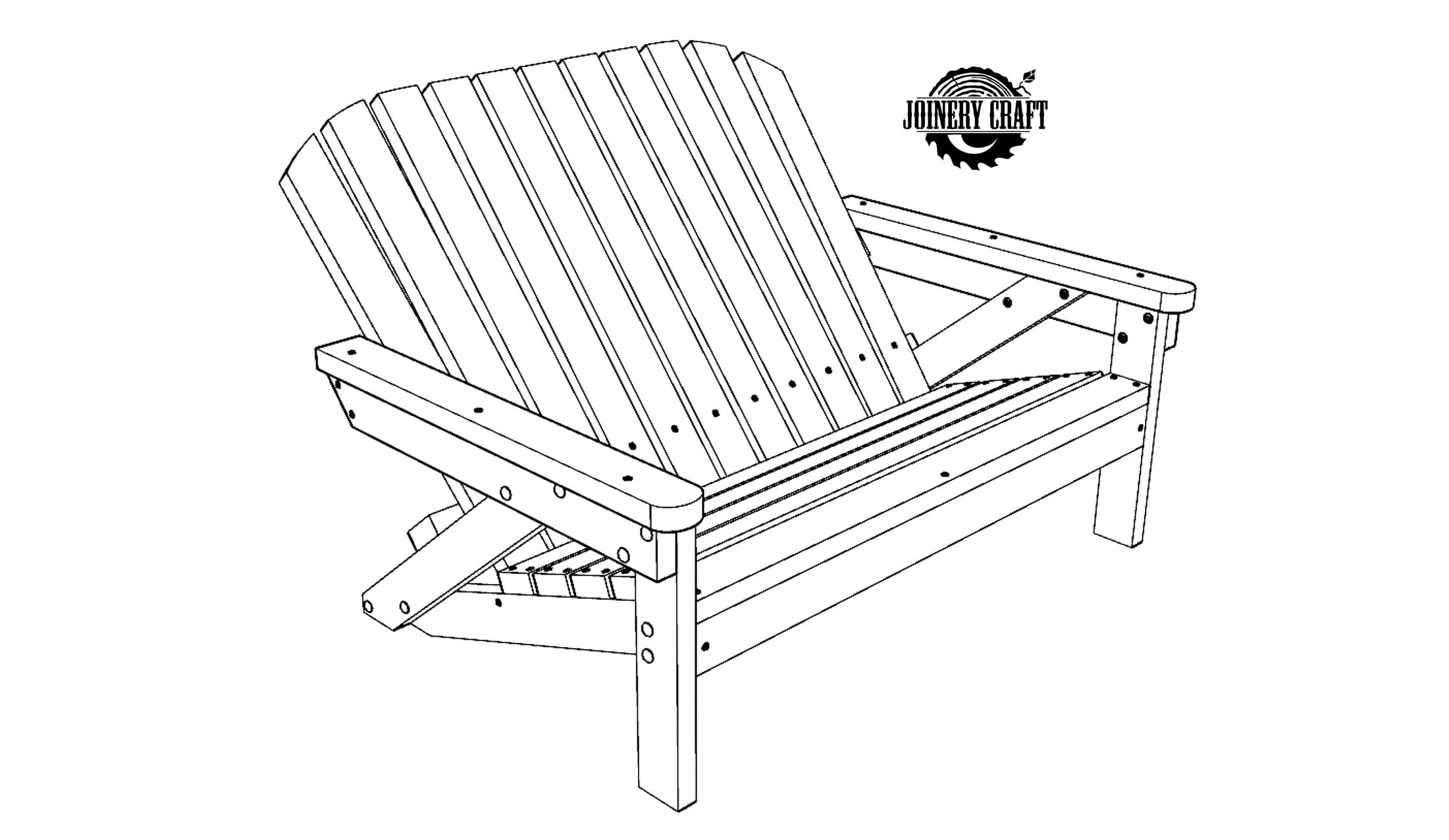 Adirondack Bench Rocker Plans