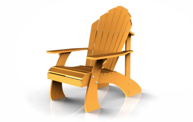 Adirondack Chair Plans 3pcs 3 size Etsy