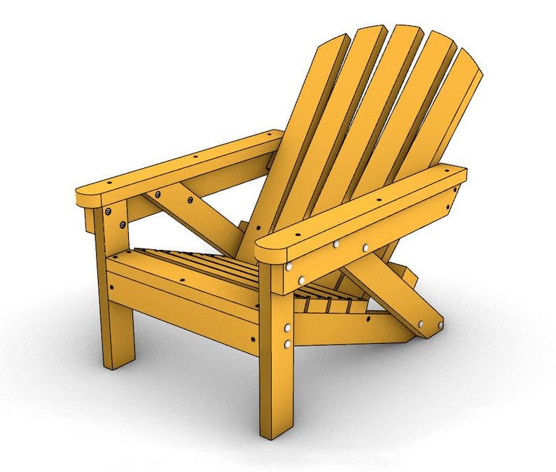 DIY 2x4 Adirondack Chair PlansSimple Plans for a 