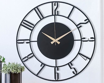 Modern Wall Clock Etsy Modern Wall Clock Etsy