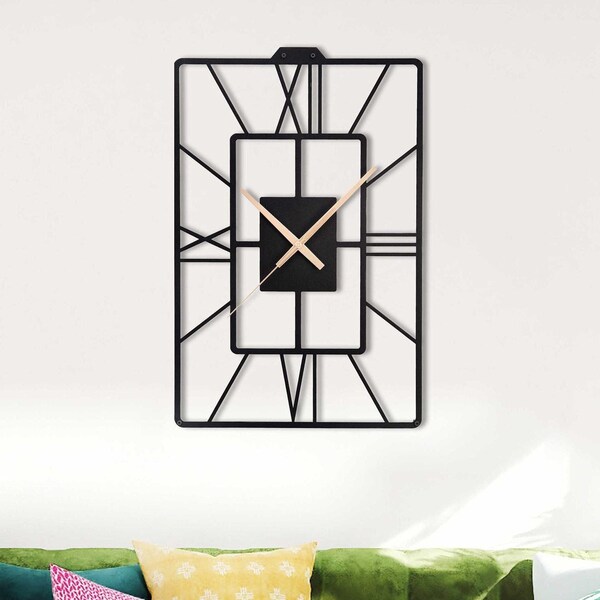 Rectangular Wall Clock Etsy