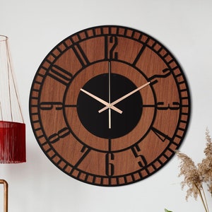 Large Unique Wall Clock, Metal Wall Clock, Wooden Wall Clock, Oversized Wall Clock, Small Wall Clock, Farmhouse Wall Clock, Clocks For Wall