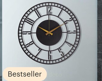 Oversized Wall Clock Etsy