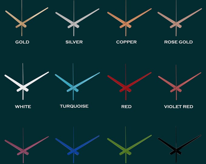 Wall Clock Hands and Mechanism Large Wall Clock Kit Clock Etsy