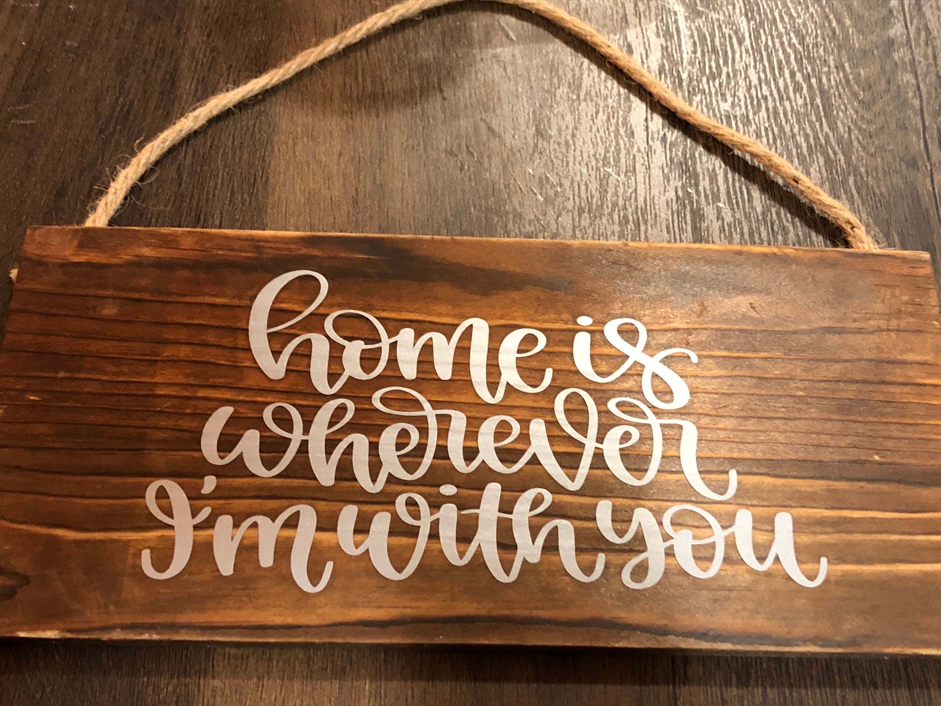 Wooden Wall Décor Sign Etsy