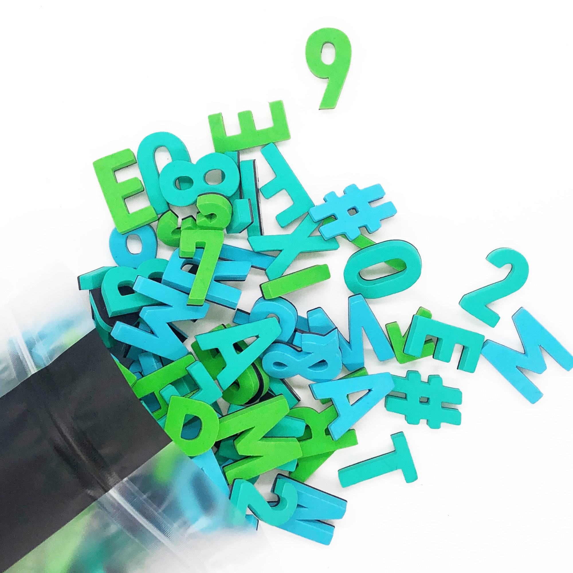 Lexicon Jeu 36x Aimant Chiffre Lettre Enfants Réfrigérateur Apprentissage Rummikub Chiffres