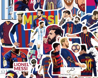 Lionel Messi Barcelona Argentinian Superstar Mystery Sticker Packs, Barcelona, Inter Miami, King of Football, Mes Que Un Club, La Pulga