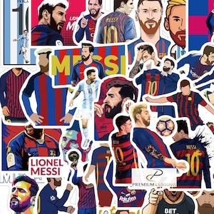 Pacchetti di figurine misteriose della superstar argentina del Barcellona Lionel Messi, Barcellona, Inter Miami, Re del calcio, Mes Que Un Club, La Pulga
