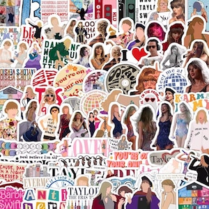 15-100 sticker pack  Taylor Singer Album Stickers for Hydro Bottle/notebooks The Eras tour  Concert gift sticker