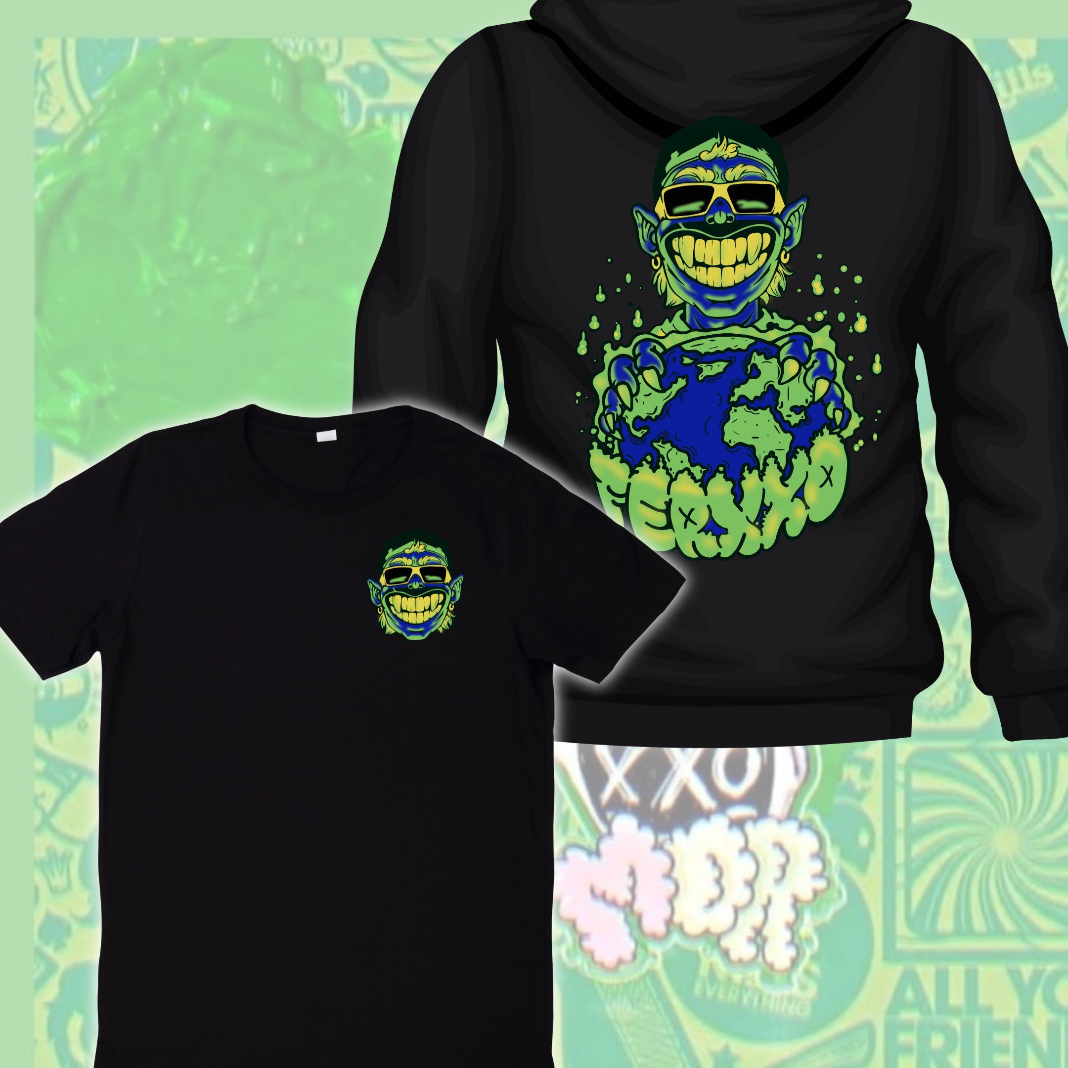 Feid Monster Ferxxo on Top of World Sixdo T-shirt, Ferxxocalipsis 