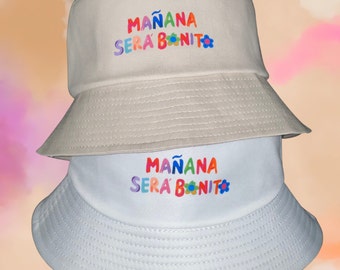 READY TO SHIP! Karol G Mañana Sera Bonito Bucket Hats | Karol G Merch, Bichota heart, Concert Fit, Karol G Bucket Hat