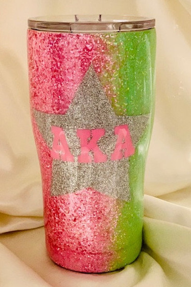 Silver Star Bling Glitter Cup Epoxy personalized Cup With Lid Bling