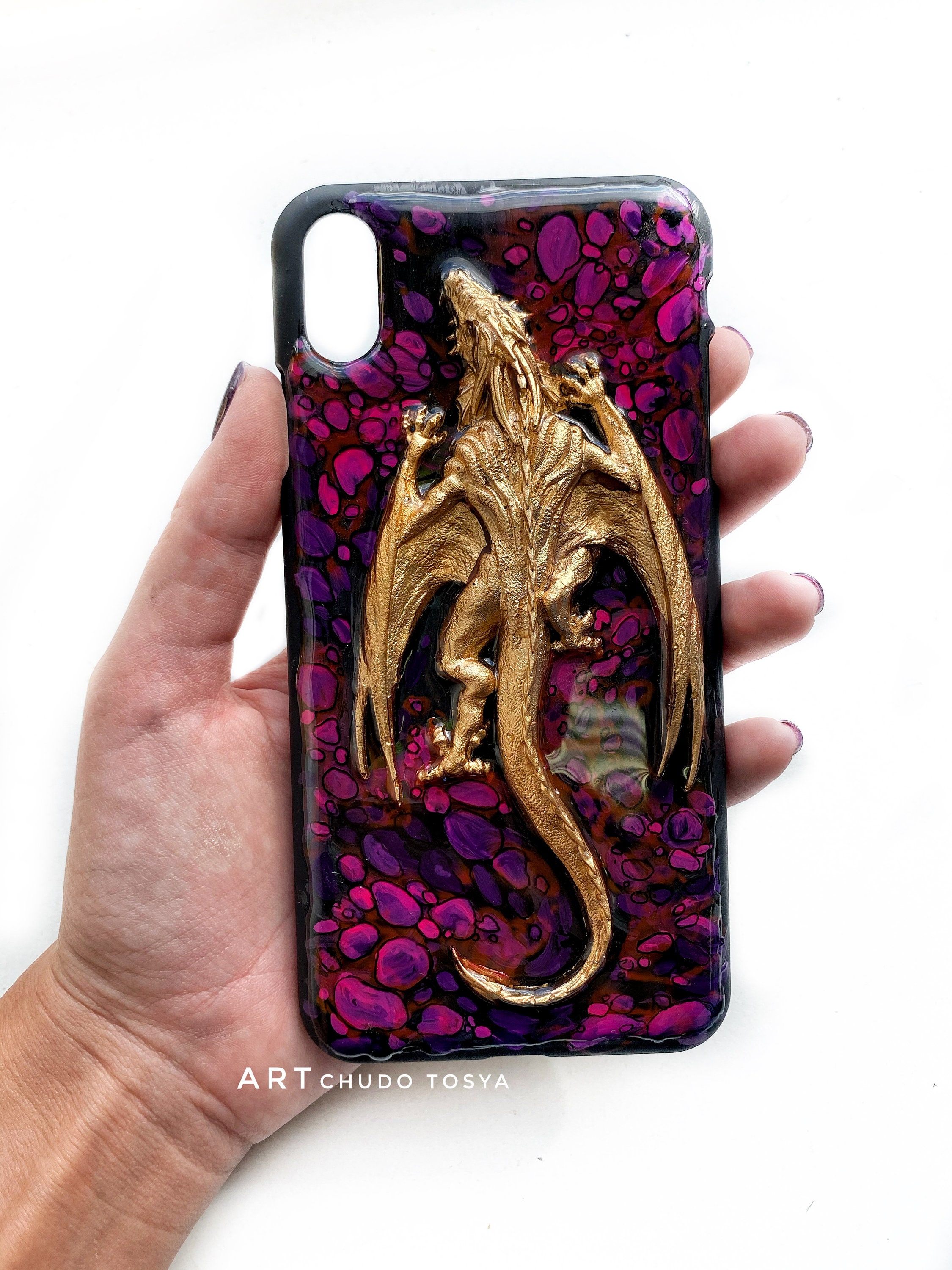 Dragon Case Iphone resin 5/6/7/8/X/Pro Case iphone Etsy