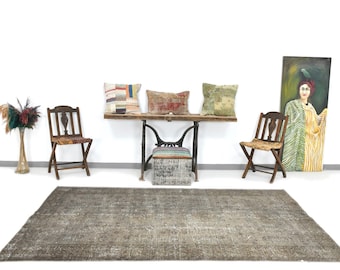 5x8, 5x8 TURKISH VINTAGE RUG, 5x8. Handmade Kilim Rug, 5x8 Area Rug, Kilim Rug, 5x8 Vintage Kilim, Cicim Kilim Rug, Carpets, 5'3x8'8 Ft