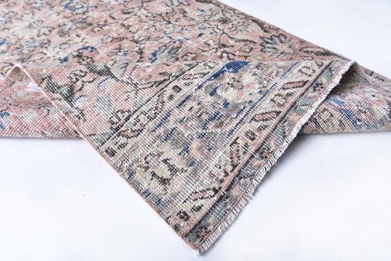3x11 Vintage Handmade Floral Traditional Soft Wool Runner Rug