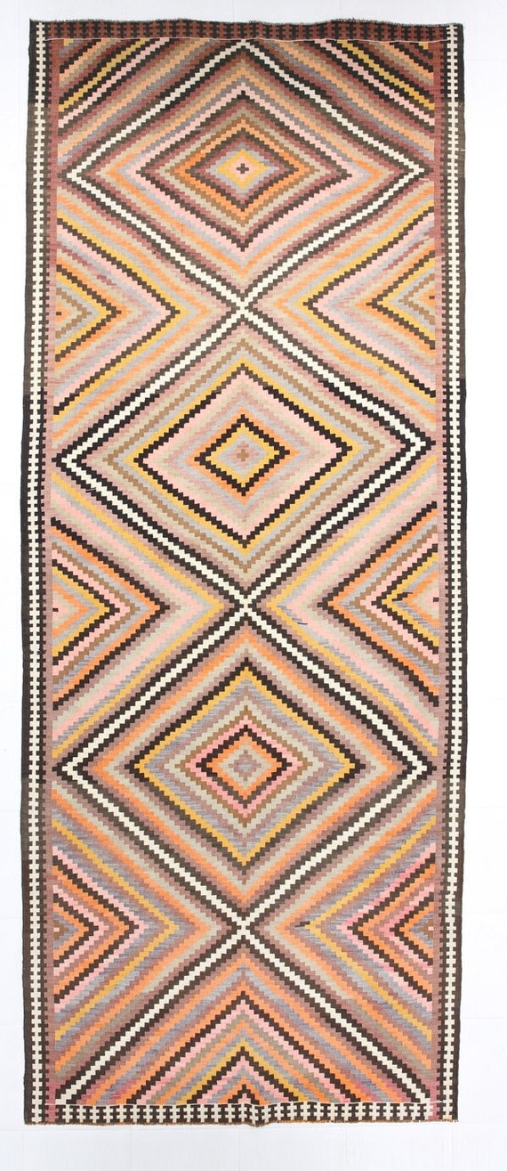 5x14 Area Rug, 5x14 Wide Kilim, 5x14 TURKISH VINTAGE KILIM 5x14 Area Rug, 5x14 Wide Kilim, 5x14 TURKISH VINTAGE KILIM