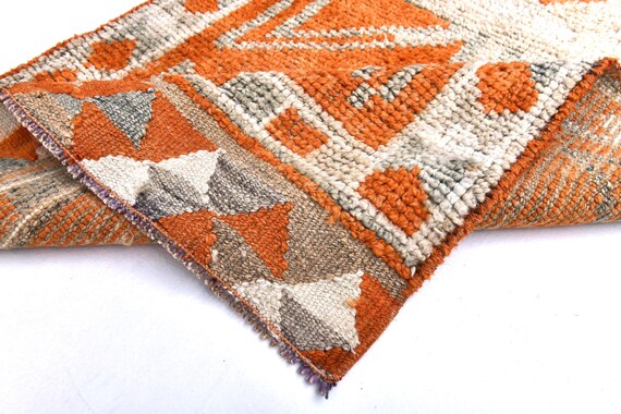 3x10 Runner Rug 3x10 Turkish Vintage Rug 3x10 Vintage Runner 3x10 Runner Rug Handmade Oushak Rug Turkey Old Rug Turkish Runner Gift Rug 3x10