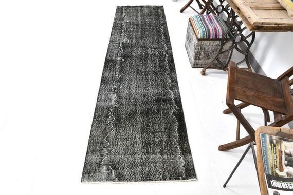 2x9 Rug, 2x9 Turkish Runner, 2x9 Turkish Vintage Runner Rug, 2x9, Handmade Wool Aesthetic, 2x9 Runner Rug, 2x9 Vintage Runner Rugs For Entry