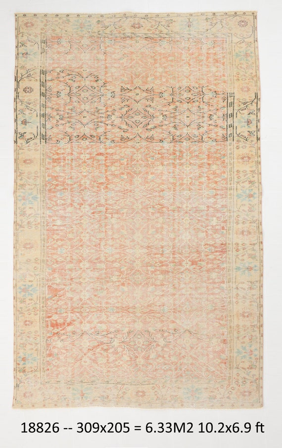 7x10 rug,oversize rug,vintage rug,7x10 oversize rug,7x10 vintage rug,7x10 turkish rug,7x10 faded rug,7x10 wool rug,vintage wool rug,boho rug