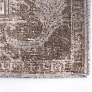 Gray Medalliom 7x12 Oversize Turkish Vintage Rug, 7x12 gray Oversize Vintage Rug, medallion Large Area Rug, 7x12 Rugs, Wool Handmade rugs.