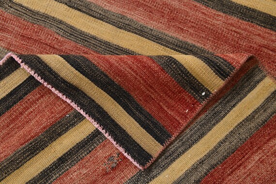 3x10 トルコ製ヴィンテージキリムランナーラグ、3x10