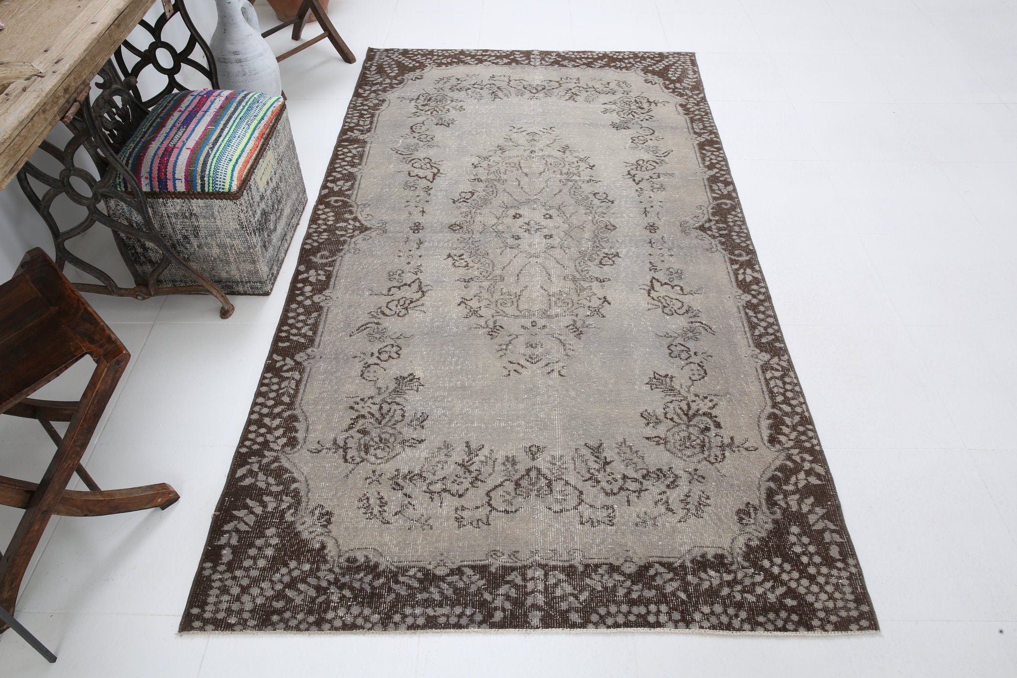 4x8 SOFT Turkish Vintage Rug 4x8 Area Rug 4x8 Rug Turkish Etsy