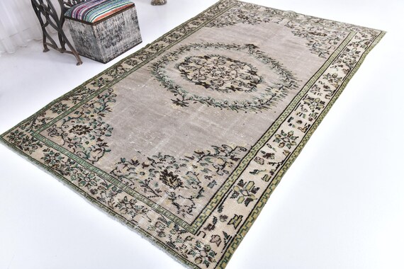 5x9 Antique Turkish Vintage Rug 5x9 Classic Vintage 5x9 Persian Oriental Style Area Rug, Aesthetic Handmade Rug 5x9 Anatolian Rug, 5x9 Rug