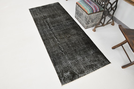 2x7 Faded Runner Rug, 2x7 Turkish Runner, 2x7 TURKİSH VİNTAGE RUNNER Rug, 2x7 , Vintage Runner, Oushak Handmade Rug Faded Brown Rug