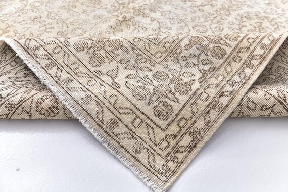 Antique Vintage Turkish Rug, 7x10 Oversize Rug, Extra Large Area Rug, Handmade Soft Wool Area Rug 7x10 Boho-Decor Eclectic Rug, Rug for Home