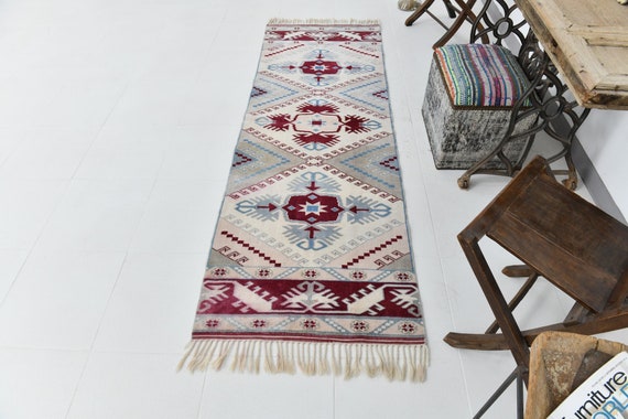2x7 Runner Rug, 2x7 SHORT VINTAGE RUNNER, Oushak Handmade Rug, Short Runner Rug, 2x7 Runner Rug, Persian Runner, Turkish Runner 2x7, Antique