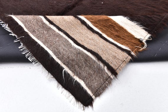 4x6 Brown Striped Kilim Rug, 4x6 Area Rug, 4x6 Vintage Kilim Rug, 4x6 Wool Handmade Kilim, 4x6 Shades Of Brown Kilim Rug 2x6 Rug for Bedroom